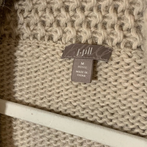 J.Jill Sweater Vest 60% Alpaca Size MP - Picture 2 of 6